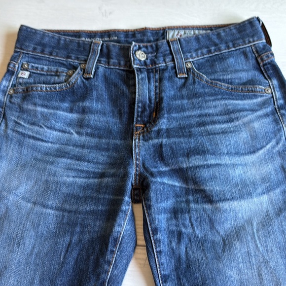 AG Adriano Goldschmied Medium Wash Jeans The ex-boyfriend slim Size 24R. - Picture 6 of 12